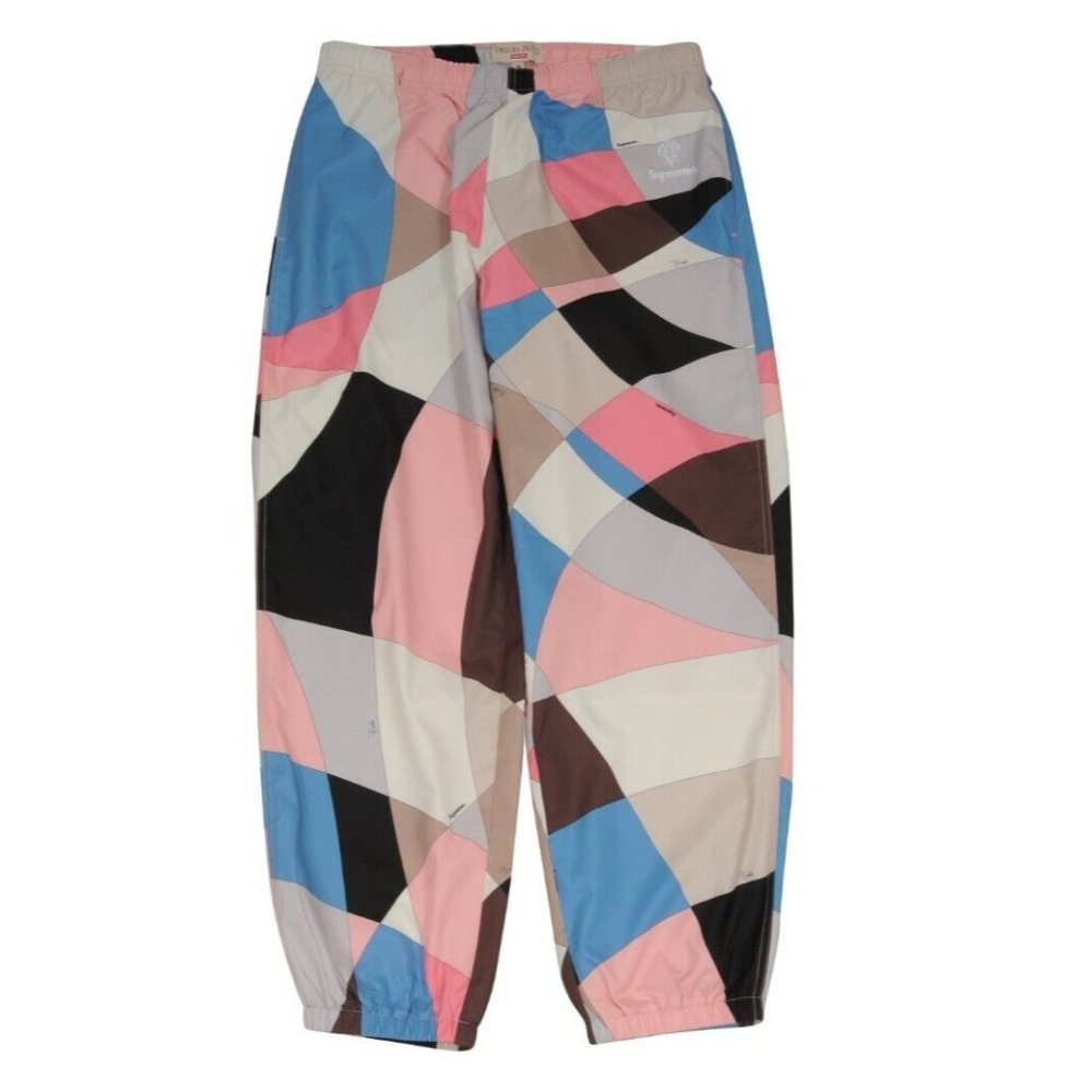Emilio Pucci Multicolor Geometric Men's Pants